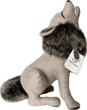 Steiff 025020 Best of Selection Heulender Wolf Leinen 38cm Hochwertig Sammler