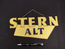 Werbeschild STERN ALT - mit Kette - Bier – Brauerei - Sammlungsauflösung