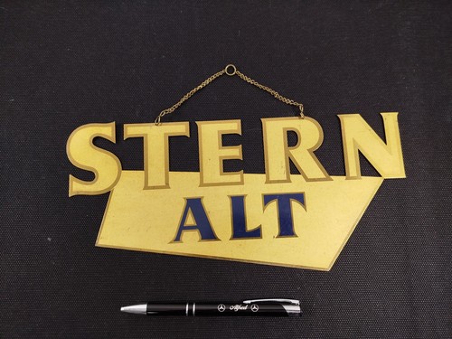 Werbeschild stern alt - werbeschild,