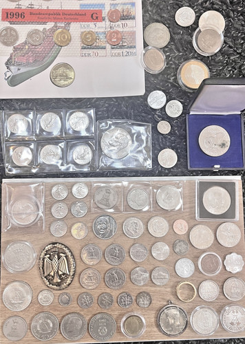 Sammlung von münzen - von,