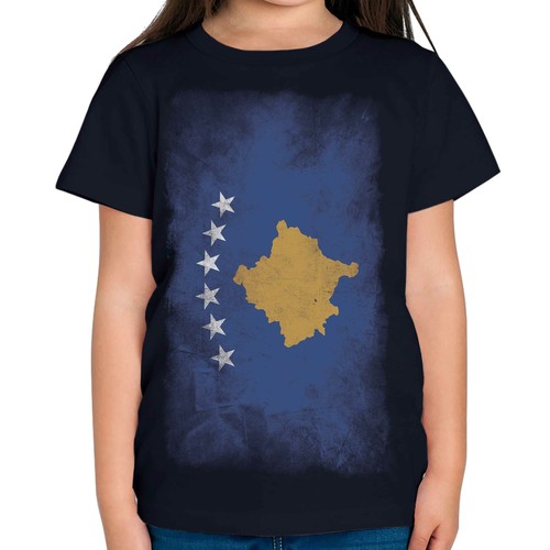 Kosovo faded flag kinder - kosovo,