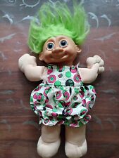Troll | Puppe | Kobold | 90er Jahre  | 33cm Grüne Haare | Vintage | Retro |