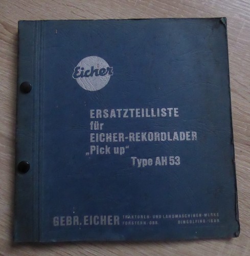 Eicher rekordlader pick - eicher, ah