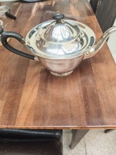 Teekanne Versilbert Von Walker & Hall Sheffield 1910 - 1920