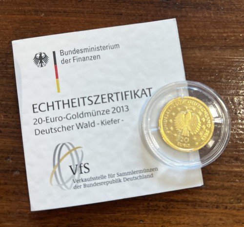 Euro goldmünze 2013 - 20,