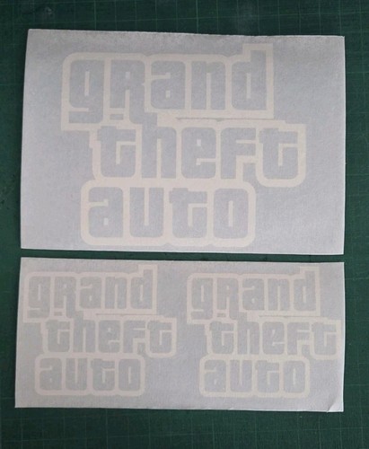 Gta set auto aufkleber - set, auto-aufkleber
