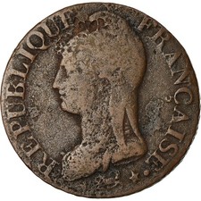 Münze, Frankreich, Dupré, 5