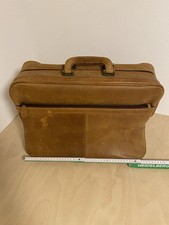 Vintage Ledertasche Aktentasche Lehrertasche Laptop Tasche Green Burry Leather