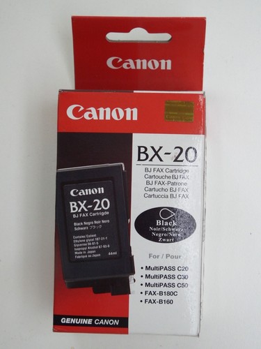 Canon schwarz bj fax - canon, bx-20