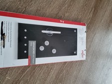 Glas-Magnettafel 20,0 x 40,0 cm Schwarz Memobord mit Haken