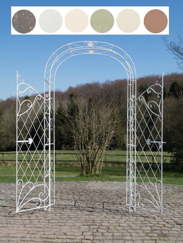 Rosenbogen mit tor rankhilfe - rosenbogen, tor-rankhilfe