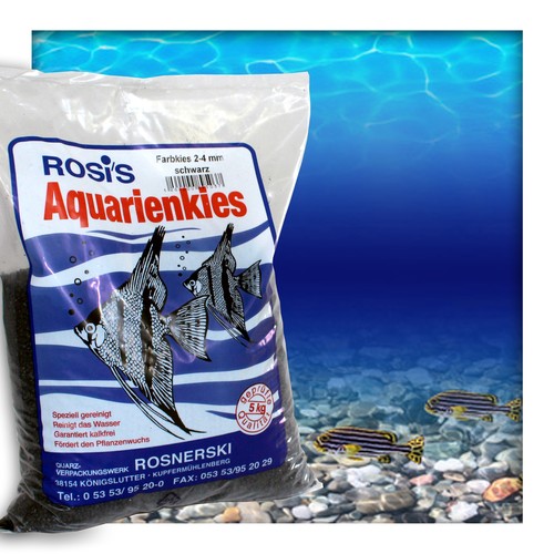 Farbkies schwarz aquarium deko - schwarz,