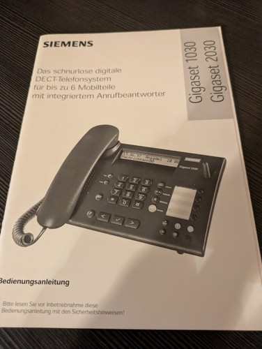 Siemens gigaset 1030 2030 - siemens,