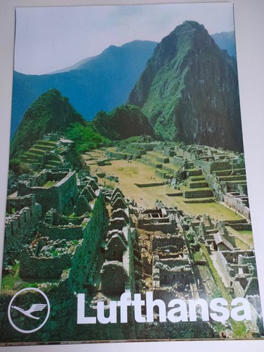 Poster lufthansa machu picchu - lufthansa,
