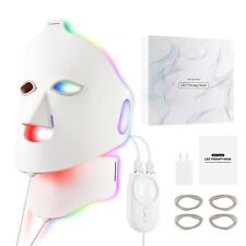 Led Maske Gesicht,Weiches Silikon,Gesicht Und Hals Lichttherapie Gesicht