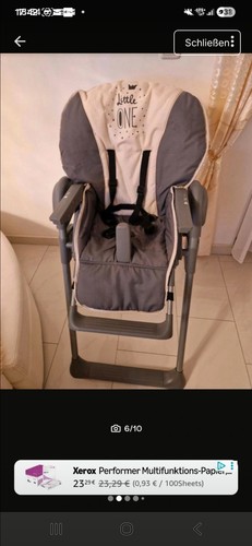 Kinderhochstuhl beige braun - kinderhochstuhl, beige/braun