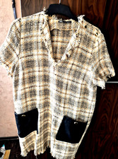 Zara Kleid, Gr. L, super modisch, toller Stoff, aufgesetzte Taschen