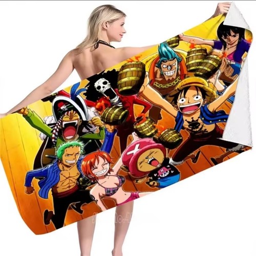 One piece luffy strandhandtuch - one,