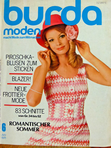 Altes burda modeheft ausgabe - ausgabe, 6