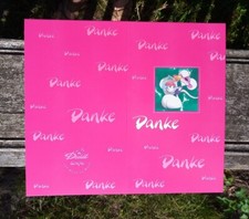 Wunderschöne DIDDL Postkarte 20 x 11,5 cm unbenutzt - Danke! zusammengeklappt