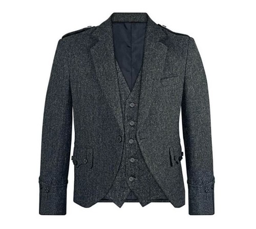 Schottische dunkelgrau jacke - schottische,