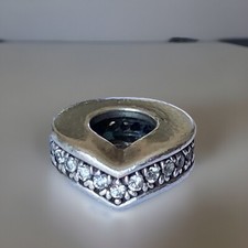 Pandora CZ Wishbone Charm S925