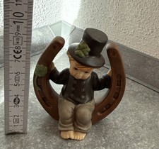 Goebel Schornsteinfeger Figur im Hufeisen - Ohne Beschädigungen