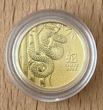 Lunar III - Jahr 2025 - Schlange - 1/20 Unze - Goldmünze - Gold - Münze