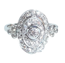 Ring 585 Weißgold 068ct