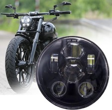 5,75 Zoll Motorrad Scheinwerfer LED Runde E GeprüftE Hi/Lo Projektion für Harley