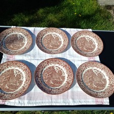 Broadhurst Staffordshire PORZELLAN Teller Set 15 Teilig