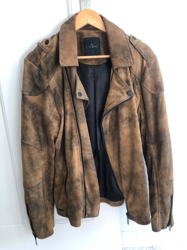 Crone theo herren bikerjacke - crone,