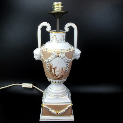 Höchst porzellan tischlampe - höchst,