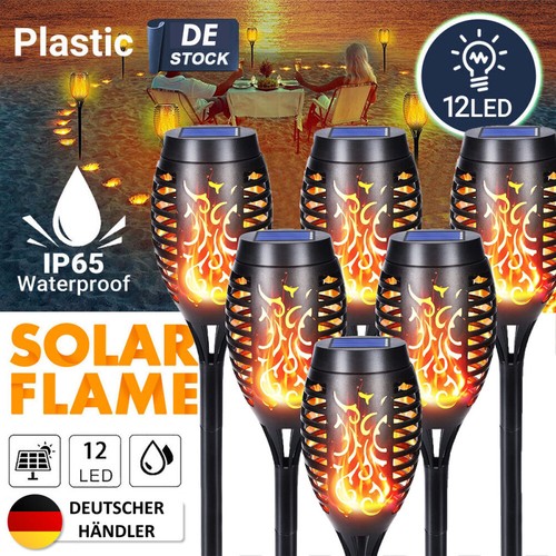 Solar fackel 6er set led - 2-6er,