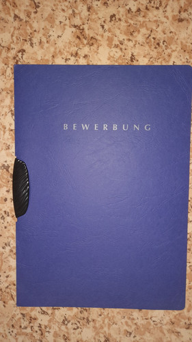 Bewerbungsmappe dunkelblau - (dunkelblau, /