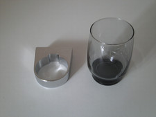 Glas mit Wandhalter Zahnputzbecher Halter Becher