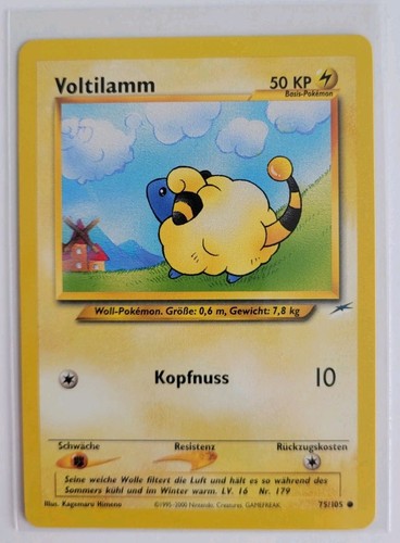 Pokemon karte voltilamm 105 - pokemon,