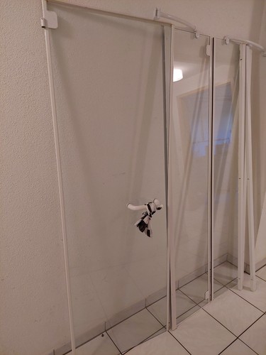 Eckdusche weiß duscholux x - weiß, 90