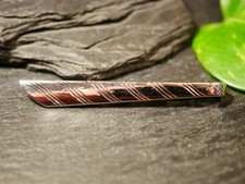 Toller 925 Sterling Silber Krawattenhalter Clip Krawatte Gestreift Modern