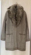 Damen strickmantel mit - damen,