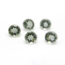 Grün Amethyst Rund Facettiert