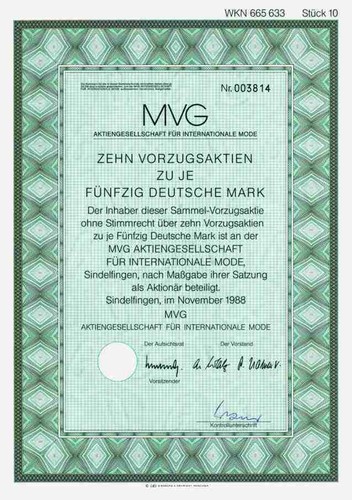 Mvg internationale mode - mvg,