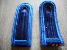 1 Paar Schulterklappen Schulterstücke Wachtmeister  Trapo Polizei DDR NVA
