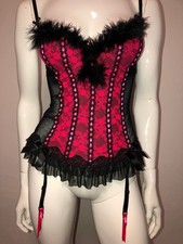 Corsage mit Strapsen S-M