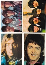 The Beatles & John & Paul -  3 x Bravo Autogrammkarte - Musiker & Band , Sänger