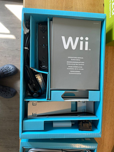 Nintendo wii schwarz ovp - nintendo,