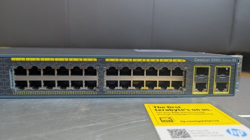 Cisco c2960 24tc - ws-c2960-24tc-s, switch