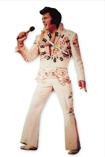 Elvis wanduhr jumpsuit - elvis,