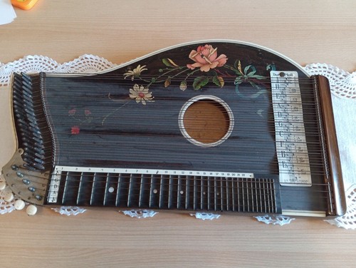 Alte zither gebaut vor 1945 - alte,