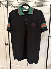 Gucci black polo shirt Size